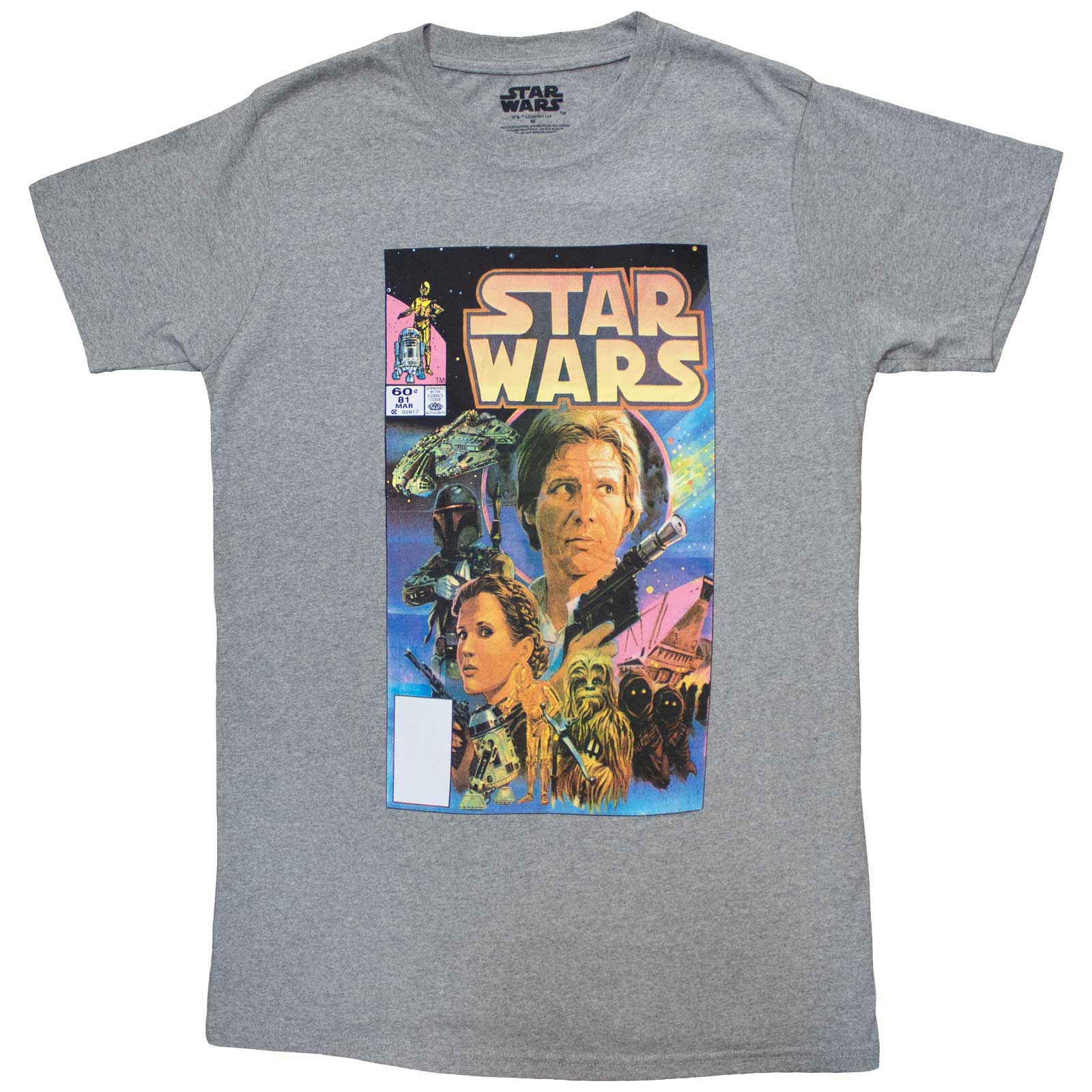 Star Wars Unisex T-Shirt: The Original Marvel Years Vol.3 (Grey)
