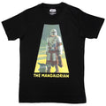 Star Wars Unisex T-Shirt: The Mandalorian Spotlight (Black)