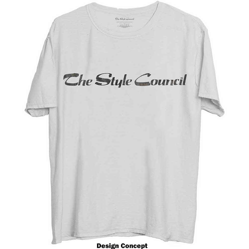 The Style Council Unisex T-Shirt: Logo (Sand) (Wash Collection)