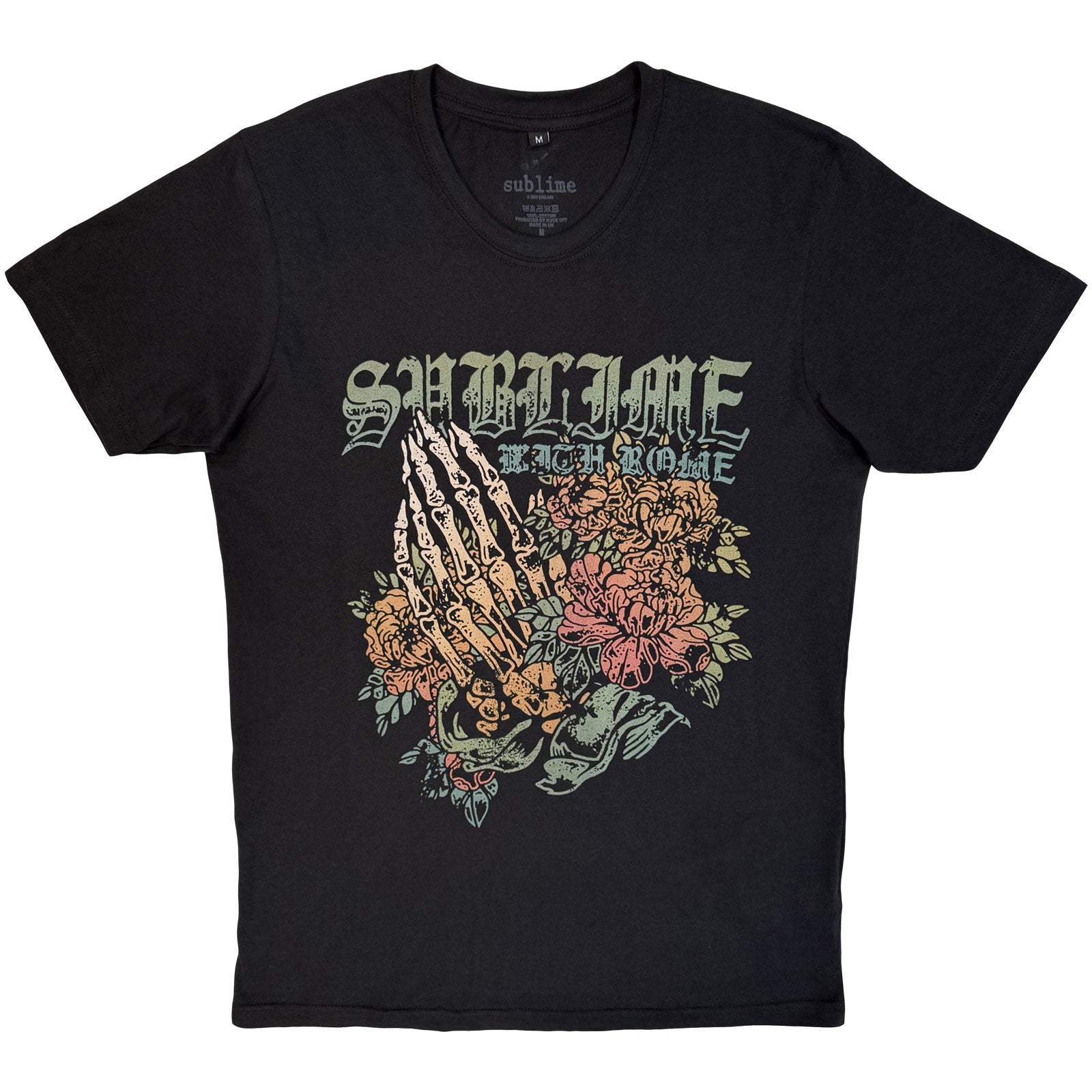 Sublime Unisex Premium Carbon T-Shirt: Praying Hands (Black)