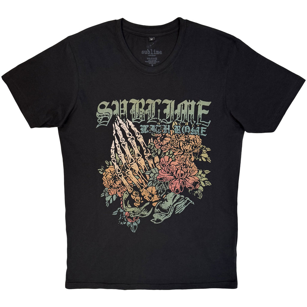 Sublime Unisex Premium Carbon T-Shirt: Praying Hands (Black)