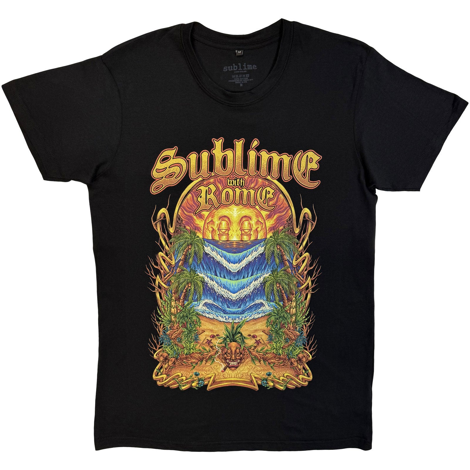 Sublime Unisex Premium Carbon T-Shirt: Summer Season (Black)