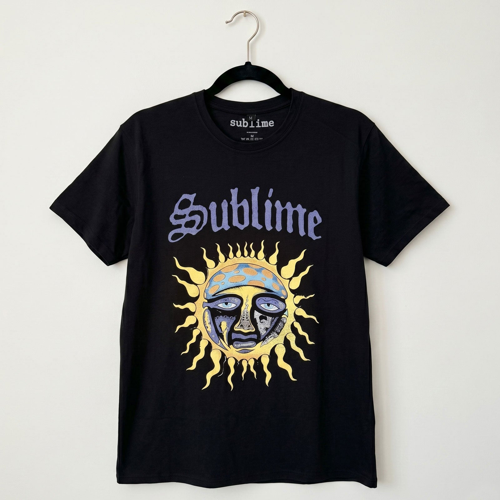 Sublime Unisex Premium Carbon T-Shirt: Sun Logo (Black)