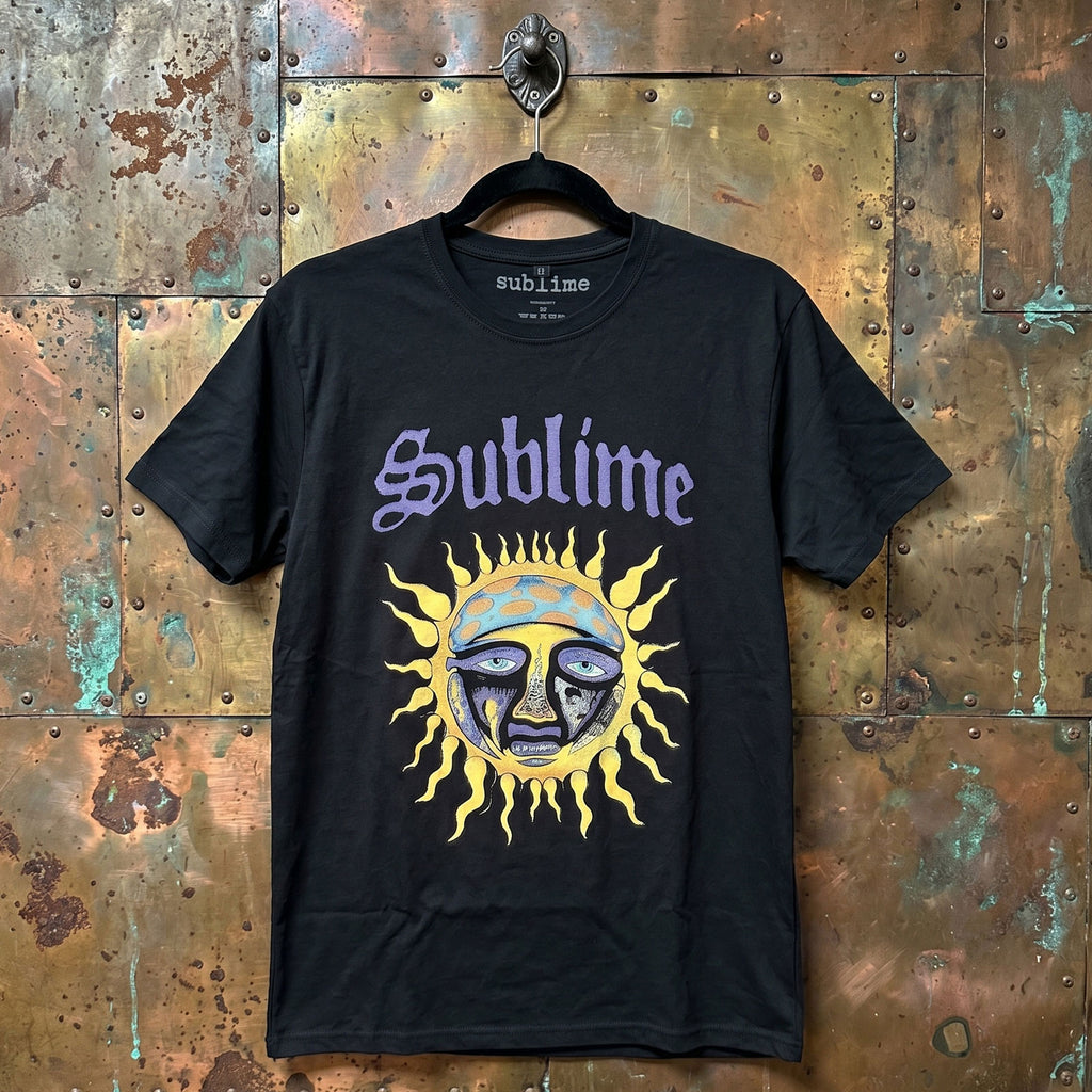 Sublime Unisex Premium Carbon T-Shirt: Sun Logo (Black)