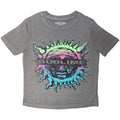 Sublime Ladies Crop Top: Gradient Sun (Grey)