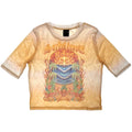 Sublime Ladies Mesh Crop Top: Summer Season (Orange)