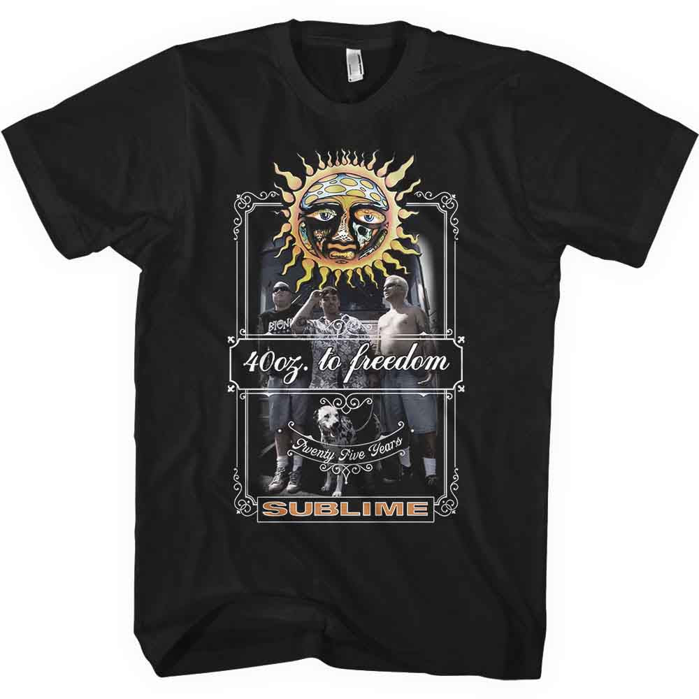 Sublime Unisex T-Shirt: 25 Years (Black)