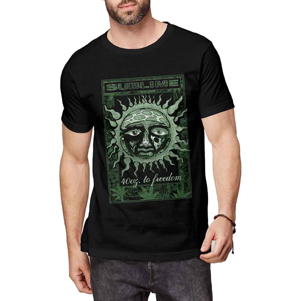 Sublime Unisex T-Shirt: GRN 40 Oz (Black)