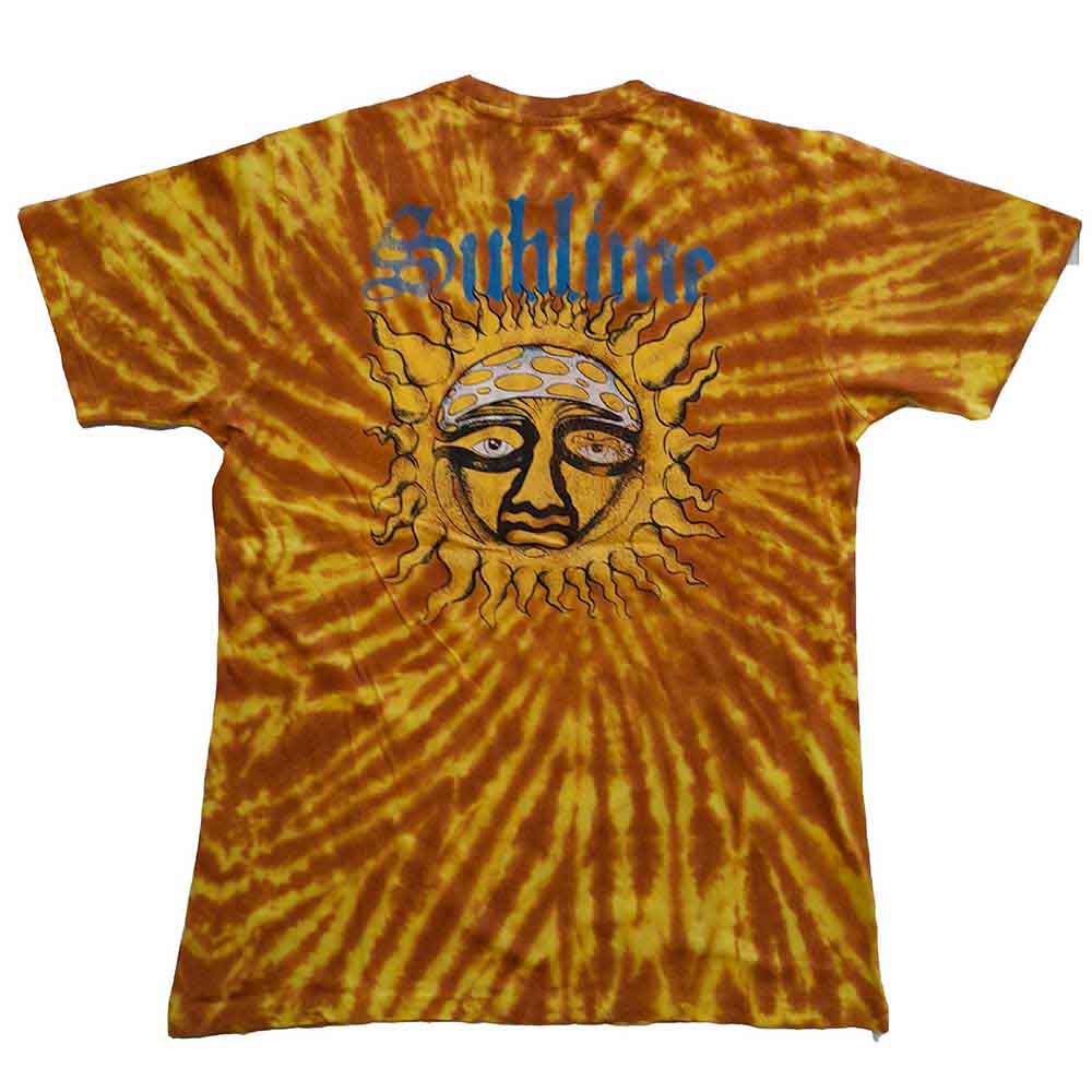 Sublime Unisex T-Shirt: Sun Face (Orange) (Wash Collection)