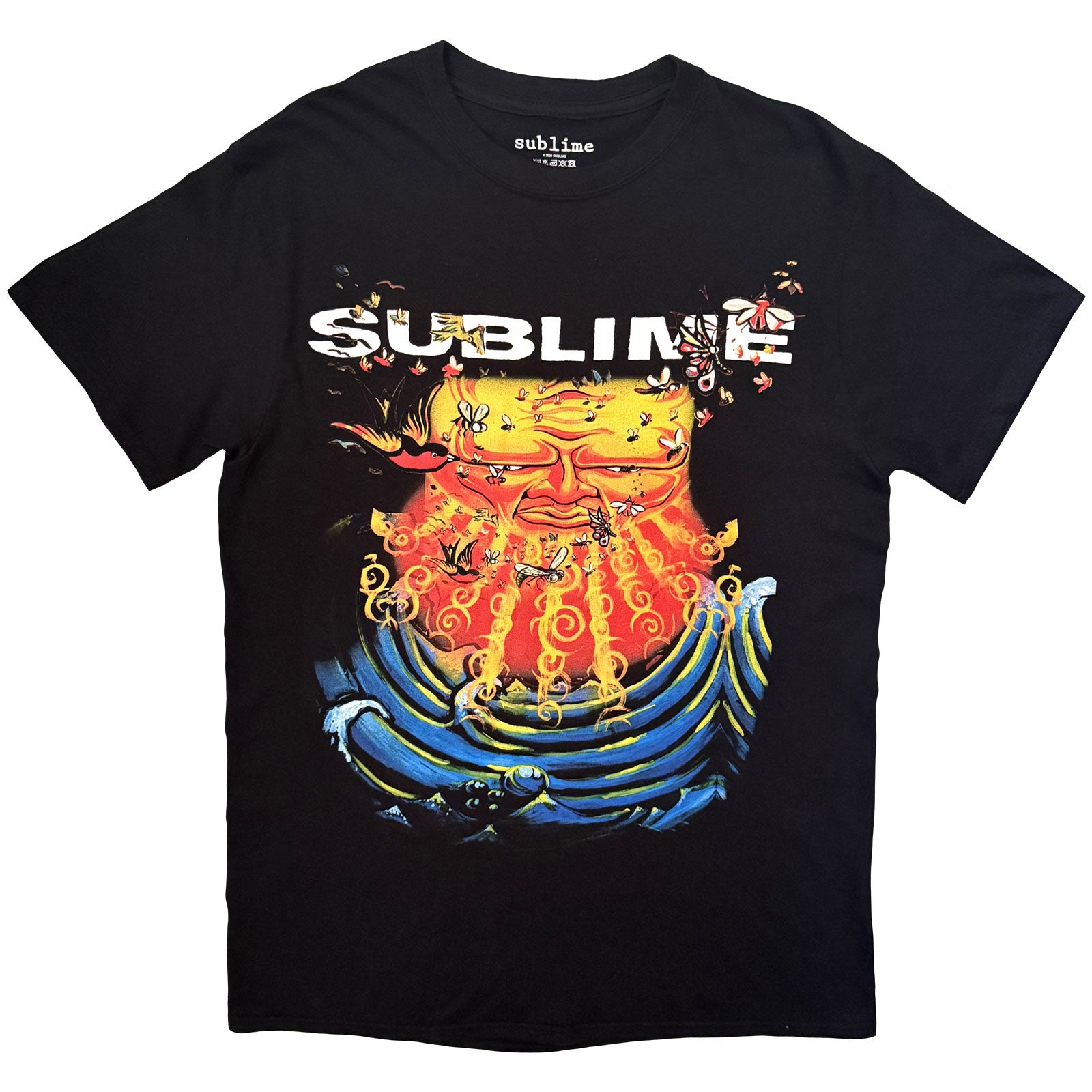 Sublime Unisex T-Shirt: Underwater (Black) (Back Print)