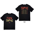 Sum 41 Unisex T-Shirt: Tour '24 Pt.2 Fuck Sum 41 (Black) (Back Print) (Ex-Tour)