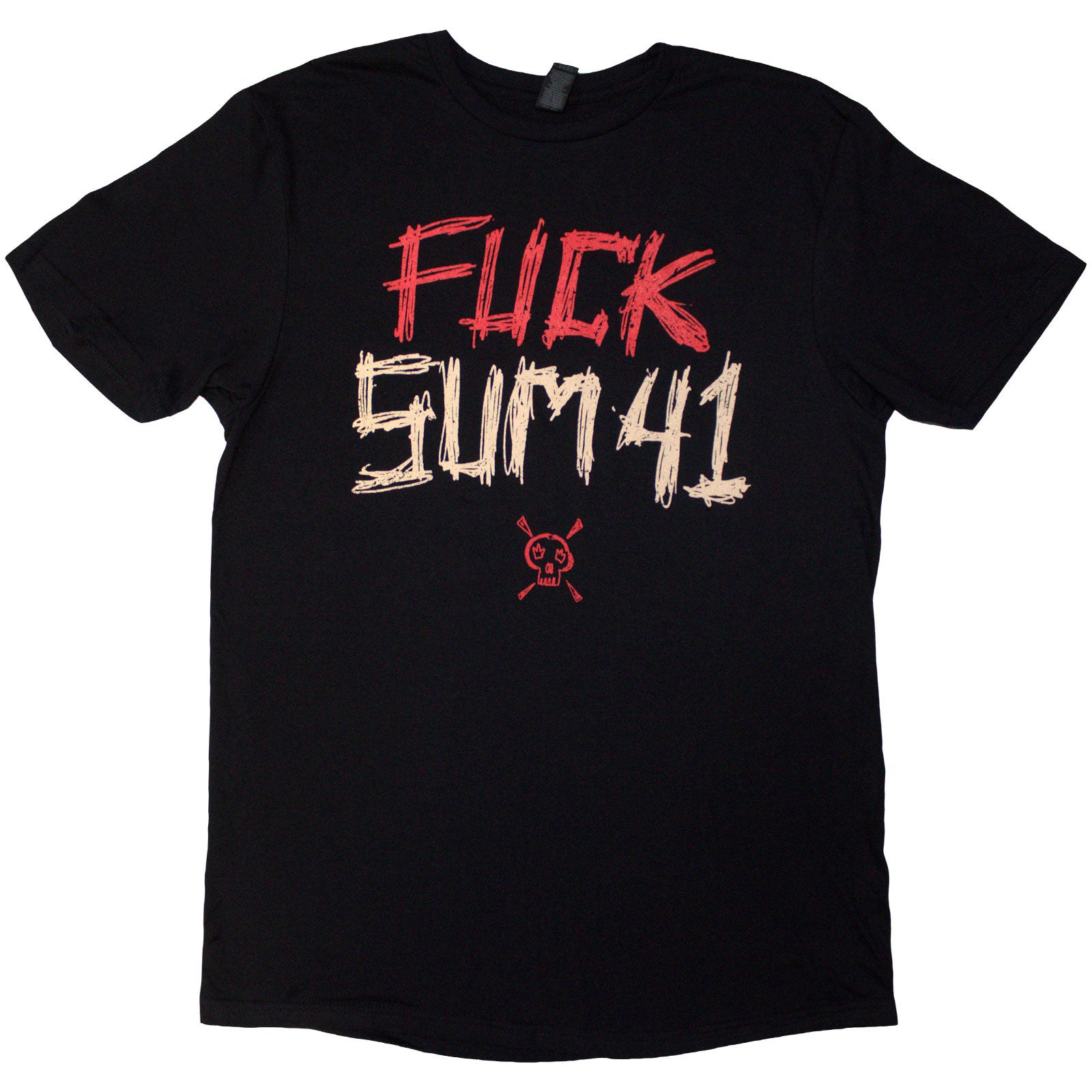 Sum 41 Unisex T-Shirt: Tour '24 Fuck Sum 41 (Black) (Back Print & Ex-Tour)