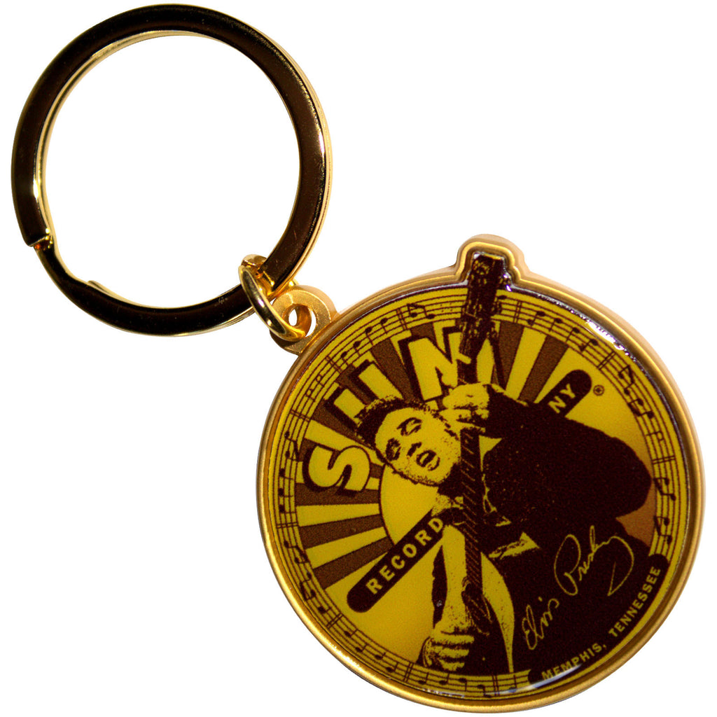 Sun Records Keychain: Elvis Label