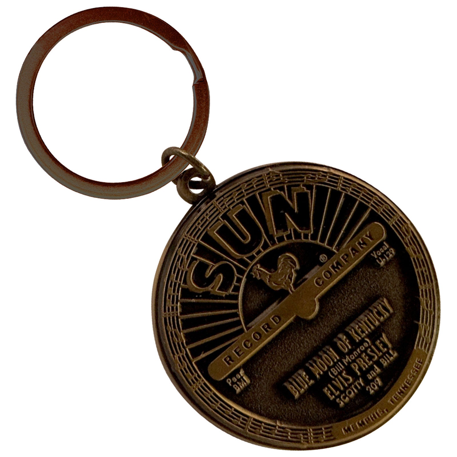 Sun Records Keychain: Elvis Blue Moon