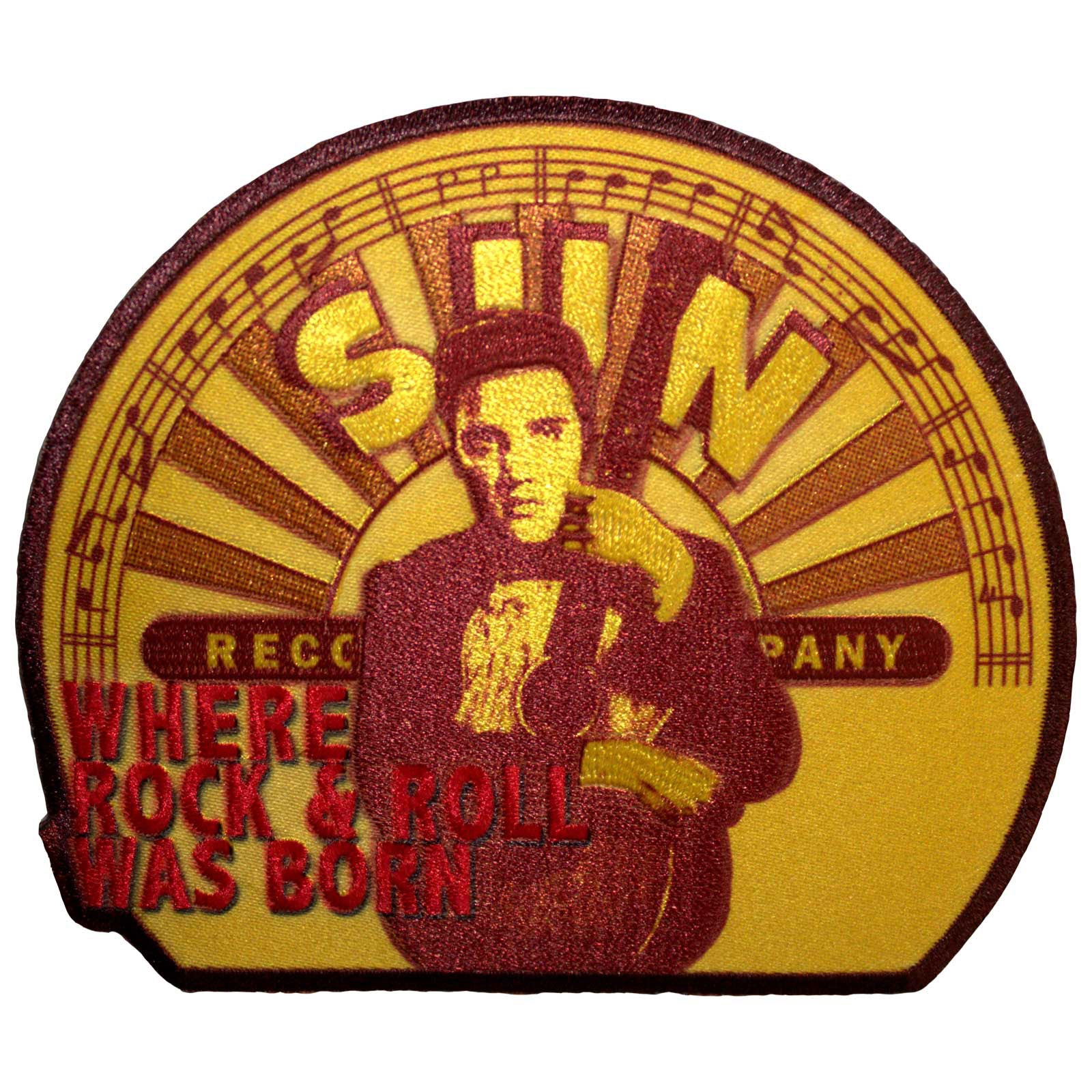 Sun Records Standard Patch: Elvis Where R&R Was Born