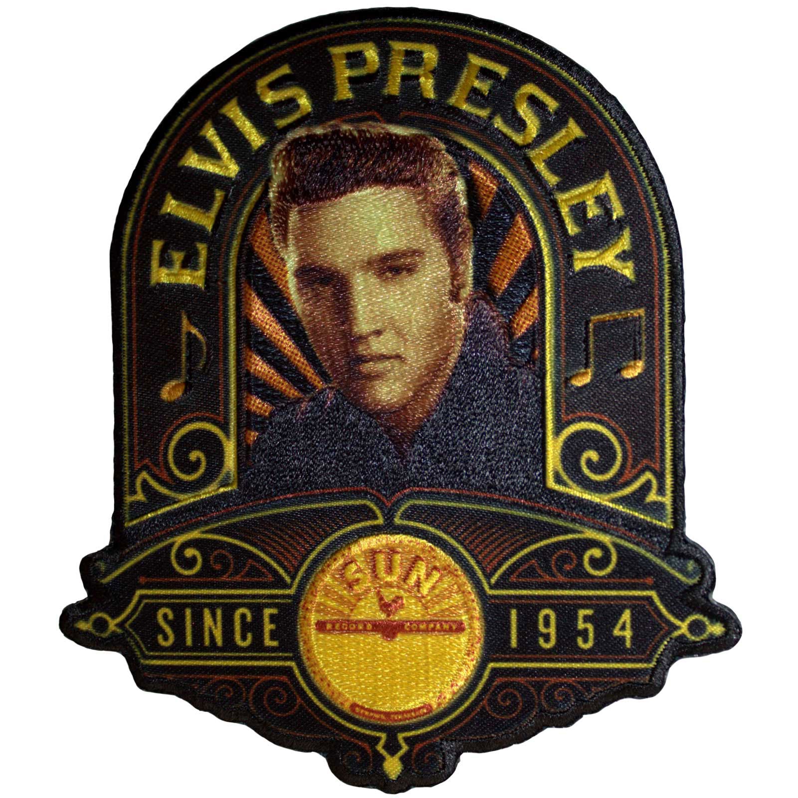Sun Records Standard Patch: Elvis Studio Portrait
