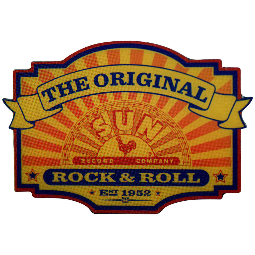 Sun Records Pin Badge: Elvis The Original