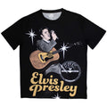 Sun Records Unisex Sublimation T-Shirt: Elvis Mic (Black)