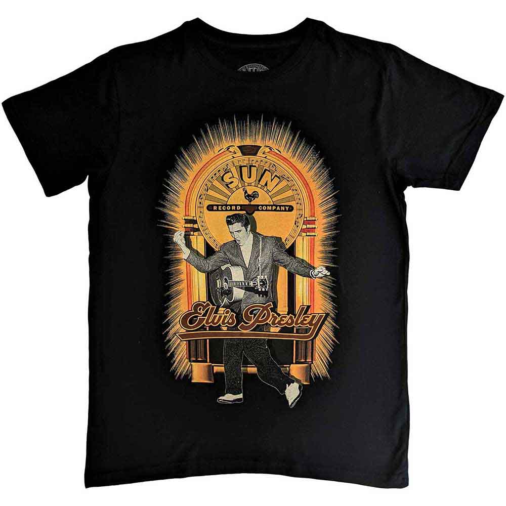 Sun Records Unisex T-Shirt: Elvis Dancing (Black)