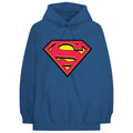 DC Comics Unisex Pullover Hoodie: Superman Original Logo (Blue)