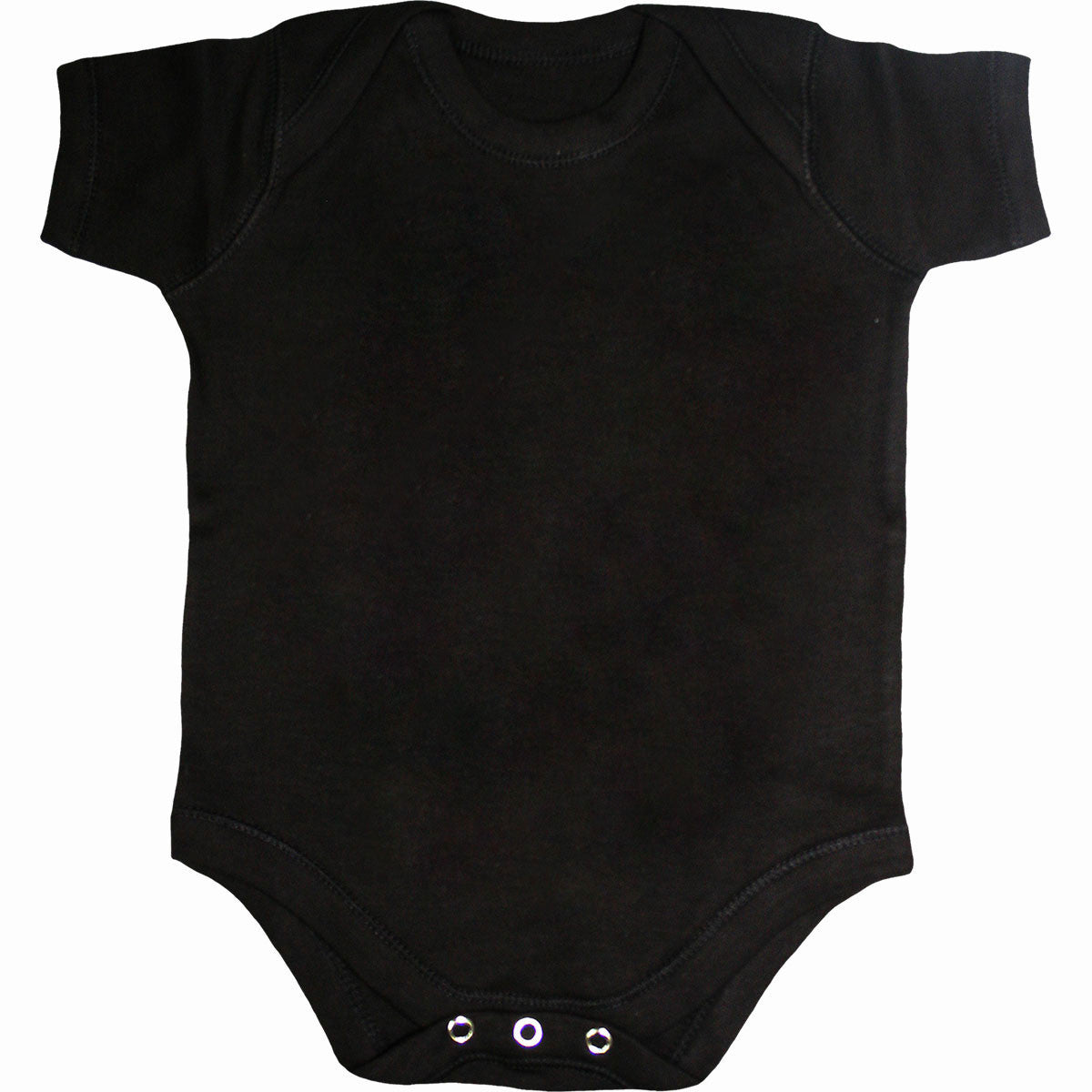 Spiral: Plain Kids Baby Grow (Black)