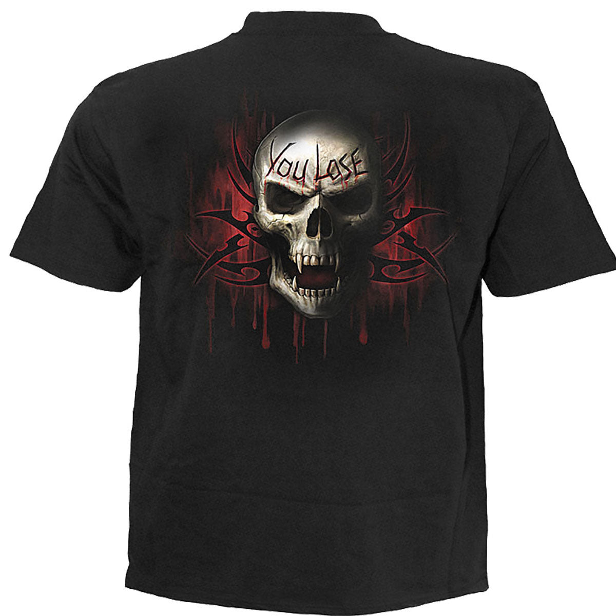 Spiral Unisex T-Shirt: Game Over (Black) (Back Print)