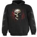 Spiral Unisex Pullover Hoodie: Game Over (Black) (Back & Sleeve Print)