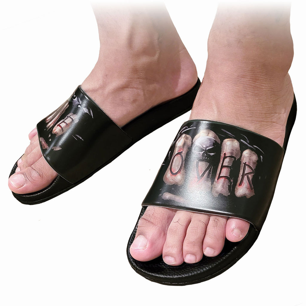 Spiral Unisex Slides: Game Over (Black)