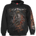 Spiral Unisex Pullover Hoodie: Bike Life (Black) (Back & Sleeve Print)