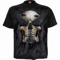 Spiral Unisex T-Shirt: See No Evil (Black) (Back Print)