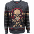 Spiral Unisex Jumper: Evil Rock (Black) (All Over Print)