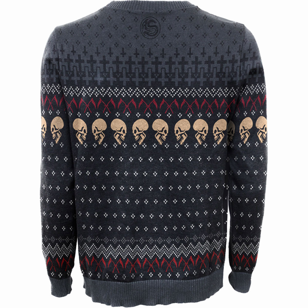 Spiral Unisex Jumper: Evil Rock (Black) (All Over Print)