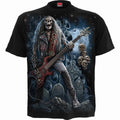 Spiral Unisex T-Shirt: Grim Rocker (Black) (Back Print)