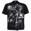 Spiral Unisex T-Shirt: Nine Lives (Black) (Back Print)