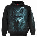 Spiral Unisex Pullover Hoodie: Forest Guardians (Black) (Back & Sleeve Print)
