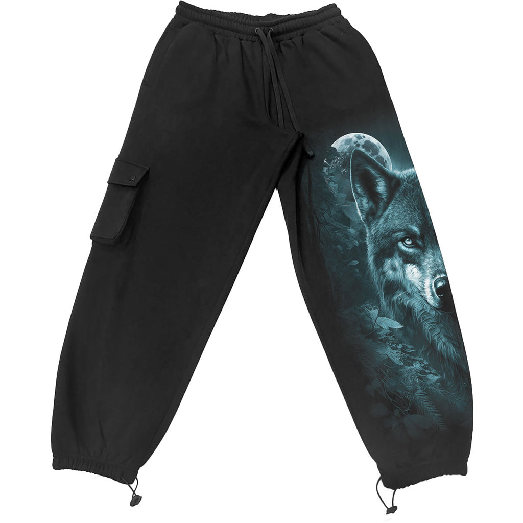 Spiral Unisex Cargo Joggers: Forest Guardians (Black)