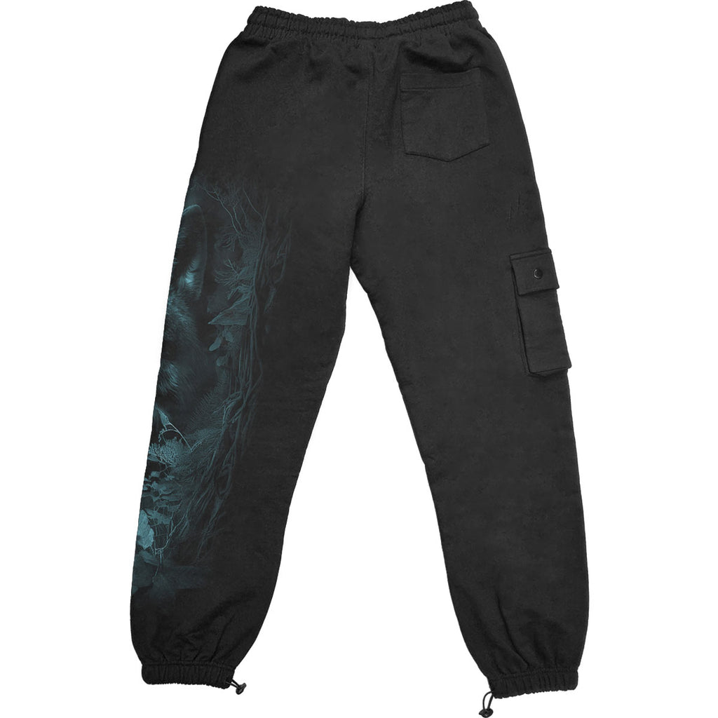 Spiral Unisex Cargo Joggers: Forest Guardians (Black)
