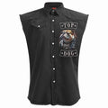 Spiral Unisex Worker Shirt: Top Dog (Black) (Back Print)