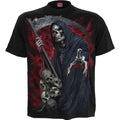 Spiral Unisex T-Shirt: Reaper Revenge (Black) (Back Print)