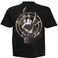 Spiral Unisex T-Shirt: Pure Metal (Black) (Back Print)