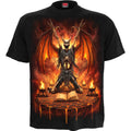 Spiral Unisex T-Shirt: Skeletal Worship (Black) (Back Print) (MISSING PRICE)