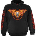 Spiral Unisex Pullover Hoodie: Skeletal Worship (Black) (Back & Sleeve Print) (MISSING PRICE)