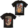 Spiral Unisex T-Shirt: Carnival of Souls (Black) (Back Print)