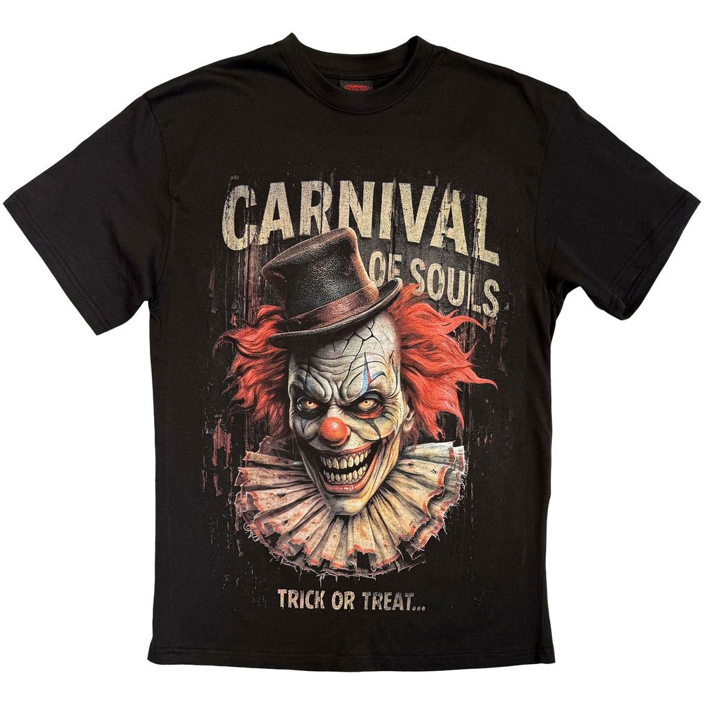 Spiral Unisex T-Shirt: Carnival of Souls (Black) (Back Print)