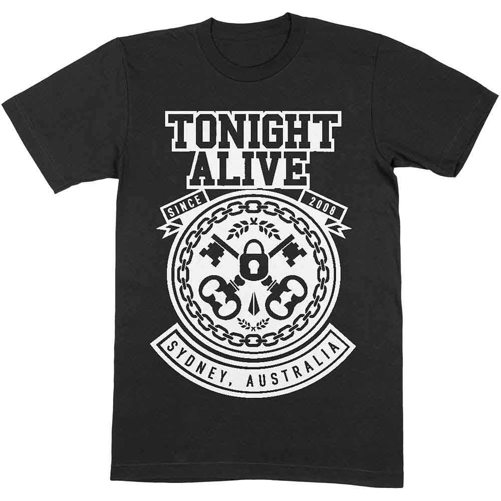 Tonight Alive Unisex T-Shirt: TA Keys (Black)