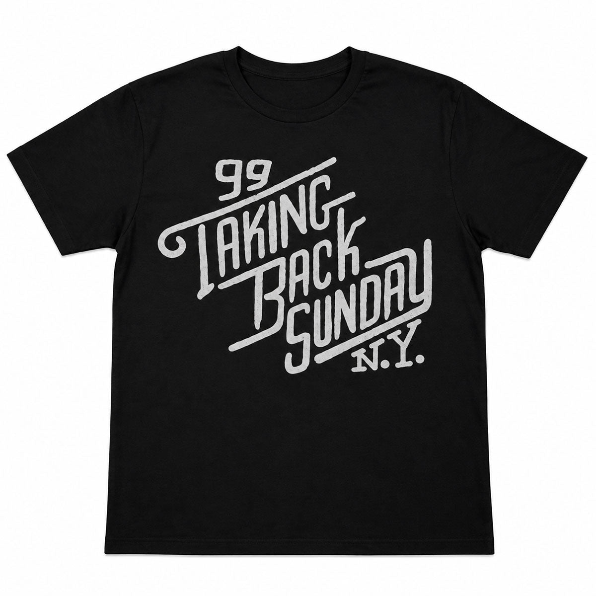 Taking Back Sunday Unisex T-Shirt: Script Logo (Black)