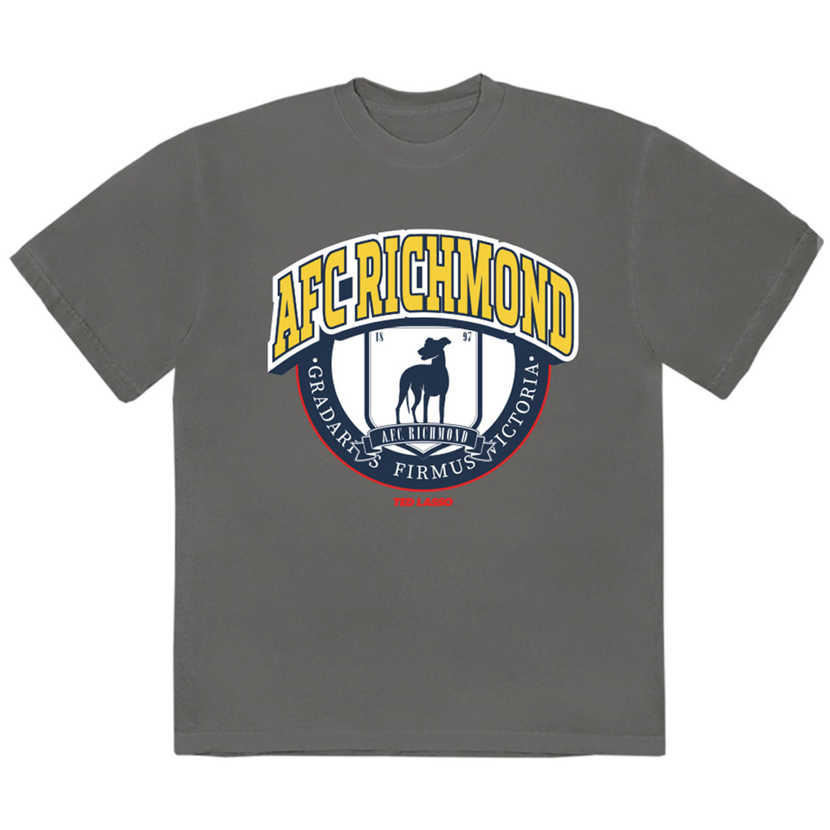 Ted Lasso Unisex T-Shirt: AFC Richmond Crest (Charcoal Grey)