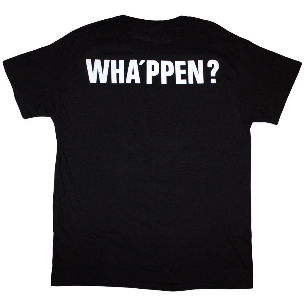The English Beat Unisex T-Shirt: Wha'ppen F&B (Black) (Back Print)