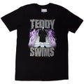 Teddy Swims Unisex T-Shirt: Retro Bootleg (Black)