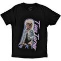 Tina Turner Unisex T-Shirt: Vertical Logo (Black)